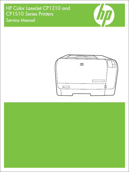 HP Color LaserJet CP1210 CP1215 CP1510 CP1515 Service Manual-1